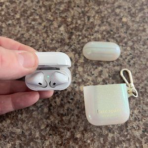Apple Airpods Pro (1st Gen) MagSafe Wireless  (Used) w/Kate Spade Cover Case
